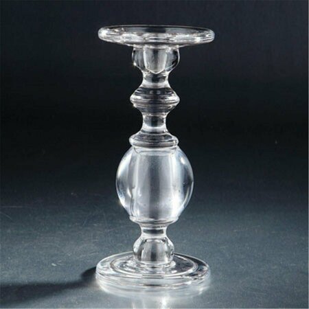 FRIENDS ARE FOREVER 9.5 x 4.5 in. Glass Candlestick, Clear FR2940014